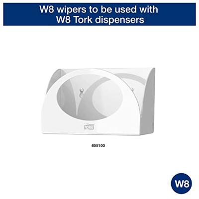 Reinigingsdoek Tork W8 Premium 1-laags 40 vel rood 194750 | 8 stuks