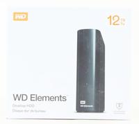 Externe Harde Schijf Western Digital Elements Desktop 12 TB Zwart - thumbnail