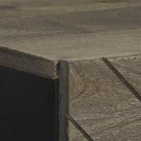 Hoge kast 40x33x110 cm massief mangohout zwart - thumbnail