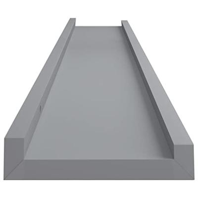 VidaXL Fotoplanken 2 st 80x9x3 cm mdf grijs