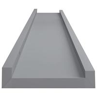 VidaXL Fotoplanken 2 st 80x9x3 cm mdf grijs - thumbnail