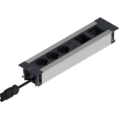 IB Connect 66203070/3 Bureaustekkerdoos 1 stuks Grijs Randaarde stekker