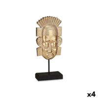Decoratieve figuren Indiaas Gouden 17,5 x 36 x 10,5 cm (4 Stuks) - thumbnail