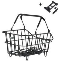 Basil Fietsmand cento alu met mik bevestiging 14 liter 39 x 24 x 15 - zwart - thumbnail