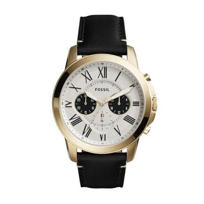 Fossil Heren Grant horloge quartz mineraal kristal FS5272