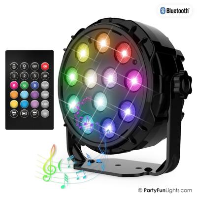 PartyFun Lights Bluetooth luidspreker 12x power leds PartyFun Lights Bluetooth luidspreker 12x power leds