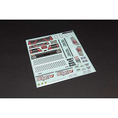 Arrma Outcast 4x4 Clear Body with Decals