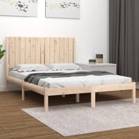 Bedframe zonder matras massief grenenhout 160x200 cm - thumbnail