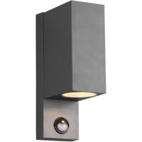 LED Buitenlamp Bewegingssensor | GU10 | IP44 | Mat Antraciet Aluminium - thumbnail