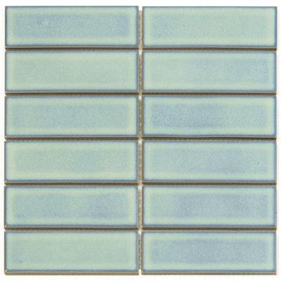 Mozaïek Barcelona 29.1x29.7 cm Geglazuurd Porselein Rechthoek Glans Turquoise The Mosaic Factory Mozaïek Barcelona 29.1x29.7 cm Geglazuurd Porselein Rechthoek Glans Turquoise The Mosaic Factory