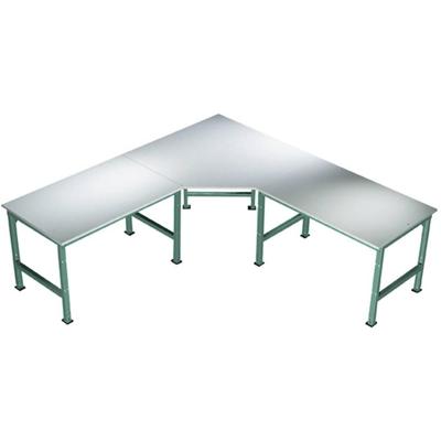 Manuflex AU0035.0001 Vijfhoek aaneenschakeling element UNIVERSAL met multiplex plaat, voor tafel diepte = 600 mm Grijs, Groen Manuflex AU0035.0001 Vijfhoek aaneenschakeling element UNIVERSAL met multiplex plaat, voor tafel diepte = 600 mm Grijs, Groen