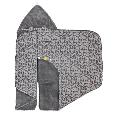 Snoozebaby wikkeldeken groep 0 frost grey 80x80 cm Snoozebaby wikkeldeken groep 0 frost grey 80x80 cm