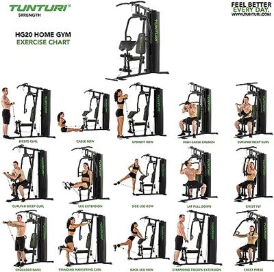 Tunturi HG20 Home Gym l Krachtstation
