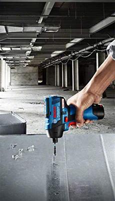 Bosch Blauw GDR 12V-110 Professional Accudraaislagmoeraanzetter SOLO | zonder accu&apos;s en lader in L-boxx - 06019E0003 - thumbnail