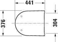 Duravit D-Neo WC-zitting 37.6x44.1x4.3cm met softclose met quickrelease wit 0021690000 - thumbnail