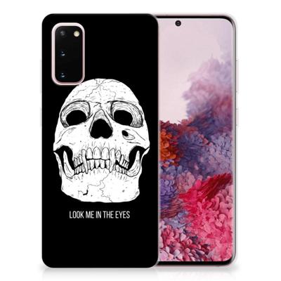 Silicone Back Case Samsung Galaxy S20 Skull Eyes Silicone Back Case Samsung Galaxy S20 Skull Eyes