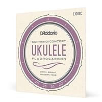 D&apos;Addario EJ99SC Pro Arte Carbon snaren sopraan concert ukulele - thumbnail
