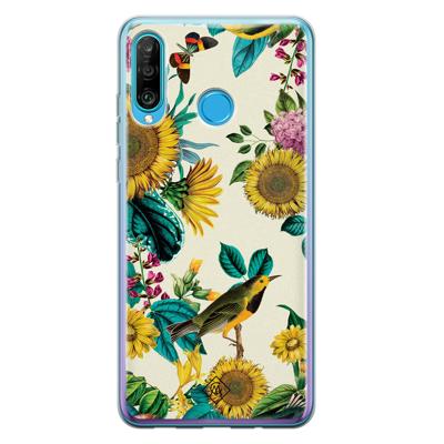 Huawei P30 Lite siliconen hoesje - Sunflowers Huawei P30 Lite siliconen hoesje - Sunflowers