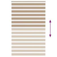 Zebra Blind 140x230 cm stofbreedte 135,9 cm polyester zandbruin - thumbnail