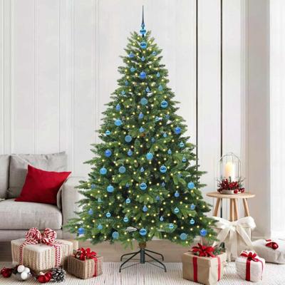 VidaXL Kunstkerstboom met 300 led met standaard groen 210 cm pe en pvc