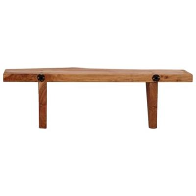 Wandschappen 2 st 60x20x18 cm massief acaciahout