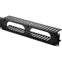 Renkforce RF-3429152 19 inch Kabelgeleiding voor patchkast 2 HE Zwart - thumbnail