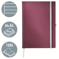 Leitz 44751028 Notitieboek Gelinieerd Granaatrood Aantal paginas: 80 DIN A4 - thumbnail