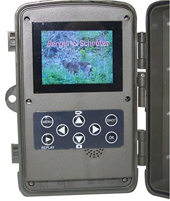 Berger & Schröter FullHD Wildcamera 16 Mpix Black LEDs Bruin