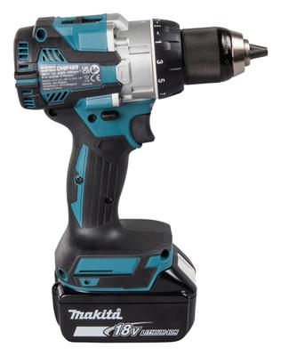 Makita DHP489RTJ Accu klop-/schroefboormachine 18V 5.0Ah in Mbox - thumbnail