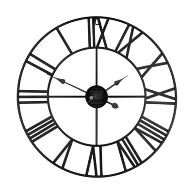Teesa Wandklok aluminium Ø60cm zwart