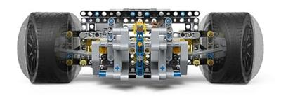 Audi R8 LMS GT3 1:8 bouwset - Wit - thumbnail