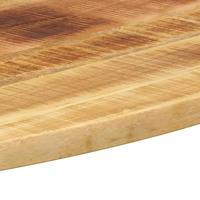 Tafelblad ovaal 110x40x2,5 cm massief mangohout - thumbnail