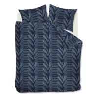 At Home With Marieke At Home Major Dekbedovertrek - Lits-jumeaux (240x200/220 Cm + 2 Slopen) - Katoen - Dark Blue - thumbnail