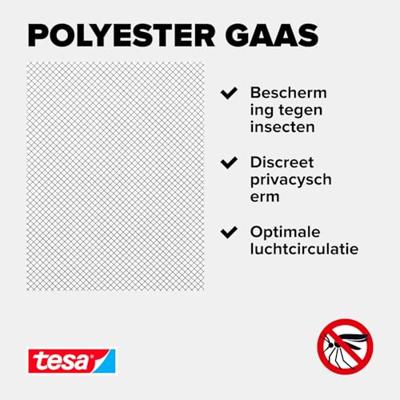 tesa COMFORT 55881-00020-00 Vliegenhor voor dakraam UV-lamp (b x h) 1200 mm x 1400 mm Wit 1 stuk(s) tesa COMFORT 55881-00020-00 Vliegenhor voor dakraam UV-lamp (b x h) 1200 mm x 1400 mm Wit 1 stuk(s)