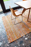 Louis de Poortere - 9111 Antiquarian Kelim Riad Orange - 140x200 cm Vintage Vloerkleed - thumbnail
