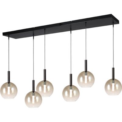 Masterlight 6L hanglamp Ø17cmLido Ball met gold-fading glas - 2861-05-02-130-25-61