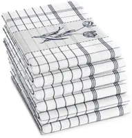 DDDDD Theedoek Lisse Blue (6 stuks) - thumbnail