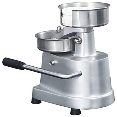 Hamburgerpersmachine met 500 scheidingsbladen 10 cm aluminium Hamburgerpersmachine met 500 scheidingsbladen 10 cm aluminium