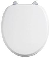 Van Heck toiletzitting in de kleur white Kunststof - thumbnail