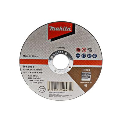 Makita Doorslijpschijf 115X1.2Mm RVS - D-65953