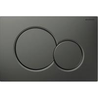 Bedieningsplaat Sigma by Geberit Frontbediening Mat Antraciet - thumbnail