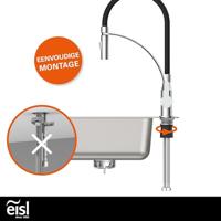 EISL CARNEO ééngreepsmengkraan keuken | choom-zwart met soft-touch uitloop - NI183CARCRB NI183CARCRB - thumbnail