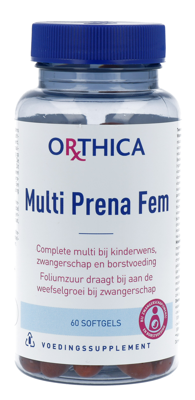 Orthica Multi Prena Fem Softgels Orthica Multi Prena Fem Softgels