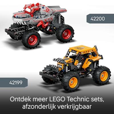 LEGO Technic 42199 Monster Jam DIGatron terugtrektruckmodel voor jongens