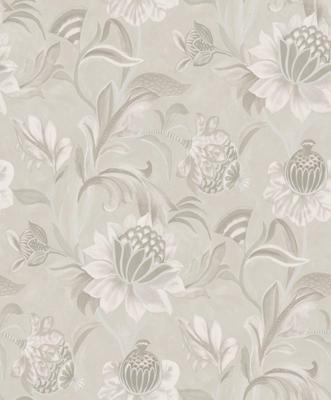 Dutch Wallcoverings Arabesque - Cecelia Dove Grey - Grijs