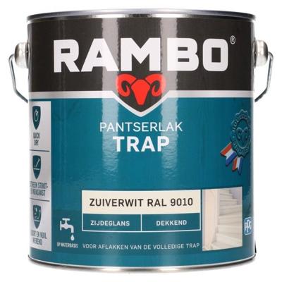 Traplak dekkend zg 9010 2,5l Rambo - Rambo