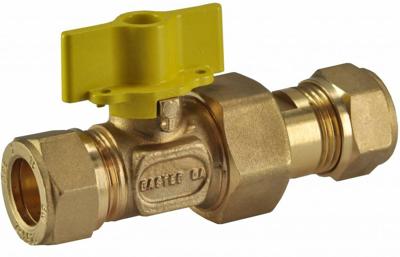 Wiesbaden Riko Gaskogelkranen 15 mm knelx15 mm knel