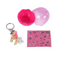 Unicorn Sleutelhanger in Ei met Stickers, set van 12 stuks - thumbnail
