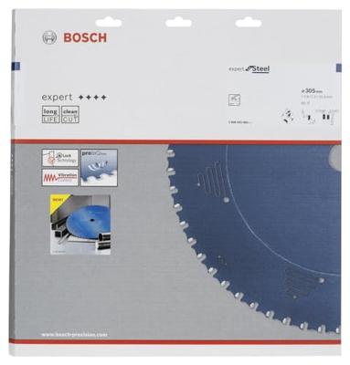 Bosch Accessories Expert for Steel 2608643060 Cirkelzaagblad 305 x 25.4 x 2.2 mm Aantal tanden: 60 1 stuk(s) Bosch Accessories Expert for Steel 2608643060 Cirkelzaagblad 305 x 25.4 x 2.2 mm Aantal tanden: 60 1 stuk(s)