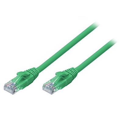 LINDY 48054 RJ45 Netwerkkabel, patchkabel CAT 6 U/UTP 20.00 m Groen 1 stuk(s)